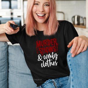 Murders Shows & Comfy Clothes Graphic Tshirt